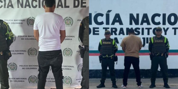 Capturan en operativos viales a dos hombres con detención domiciliaria vigente en La Guajira