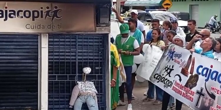 Familiares y amigos marcharon por la liberación del hombre que incendió Cajacopi