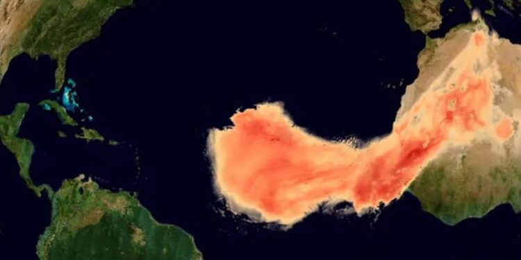 Gran nube de polvo del Sahara entra al Caribe rumbo a EE. UU.