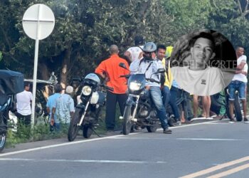 Trágico accidente deja un muerto y dos heridos, en la curva a la entrada de Cañaverales, jurisdicción de San Juan del Cesar