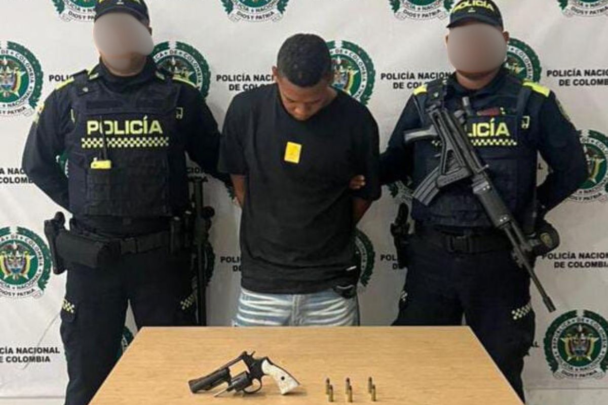 Capturado en flagrancia por porte ilegal de arma de fuego en Riohacha ...