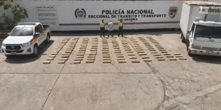 Capturan a dos hombres con 502 kilos de marihuana en la vía Palomino–Riohacha