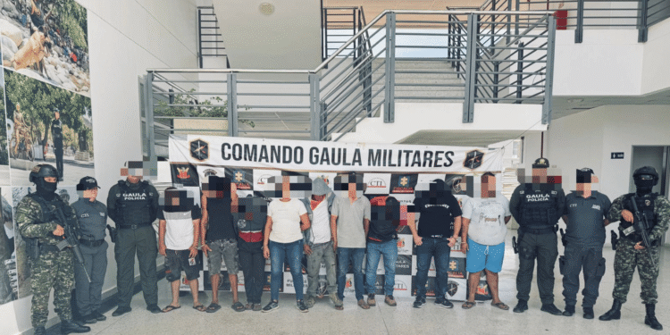 Capturan a nueve presuntos miembros del Clan del Golfo en operativo conjunto en el Cesar