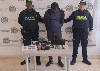 Capturan en flagrancia a hombre que intentaba robar antena de comunicaciones en zona rural de Manaure