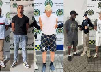 Golpe al crimen internacional: capturan a cinco hombres con circular roja de Interpol en el Valle del Cauca