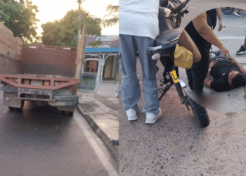 Hombre resultó herido tras choque entre motocicleta y camioneta en Fonseca