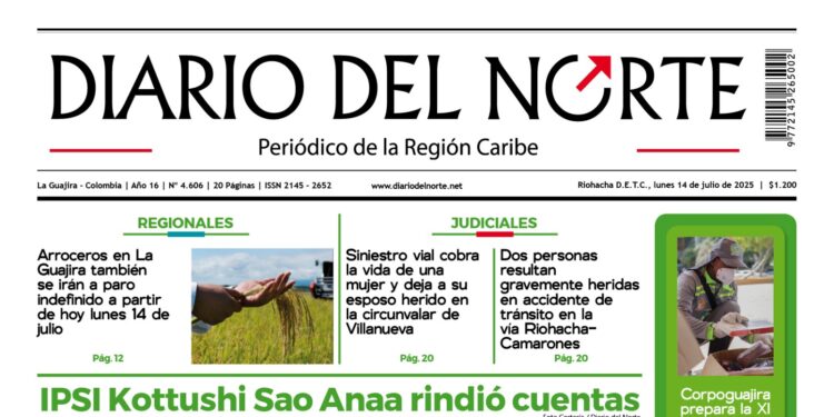 Esta es nuestra edición de hoy lunes 14 de julio de 2025