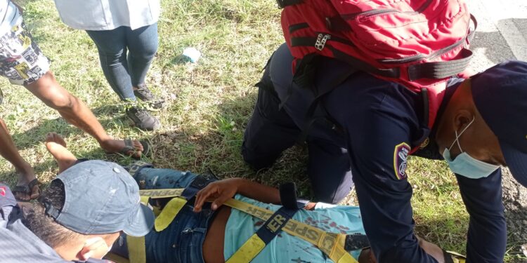 Menor de edad resultó lesionado en accidente de tránsito en zona rural de Fonseca