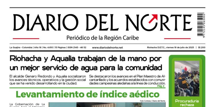 Esta es nuestra edición de hoy viernes 18 de julio de 2025