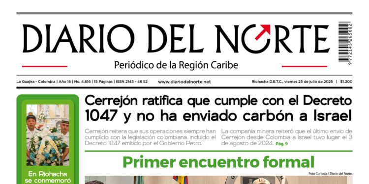 Esta es nuestra edición de hoy viernes 25 de julio de 2025