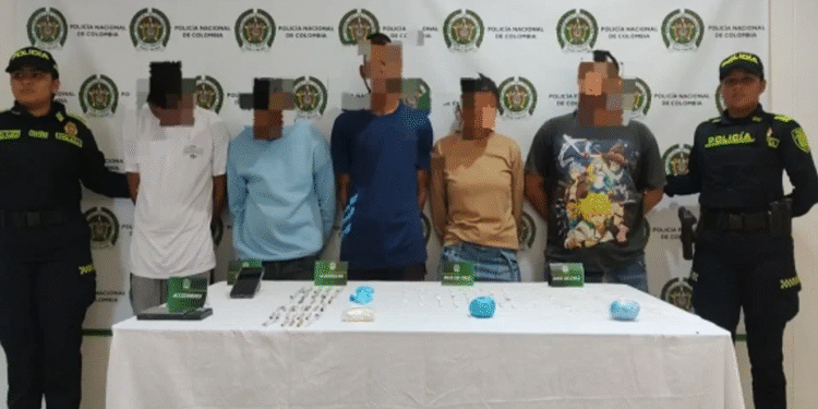 Capturan a cinco personas por microtráfico en Ponedera durante operativos en tres barrios