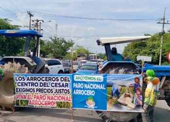 Paro arrocero se intensifica por falta de diálogo con el Gobierno: gremio denuncia incumplimientos y bloqueos se prolongan
