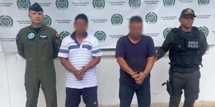 Capturan a dos presuntos integrantes de ‘Los Camioneros’ implicados en secuestro de ganadero en el Cesar