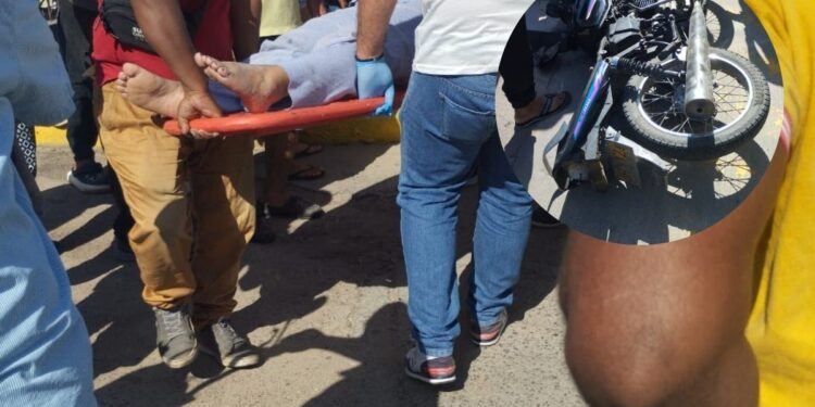 Cuatro personas resultaron lesionadas en un accidente de tránsito entre dos motos en Fonseca