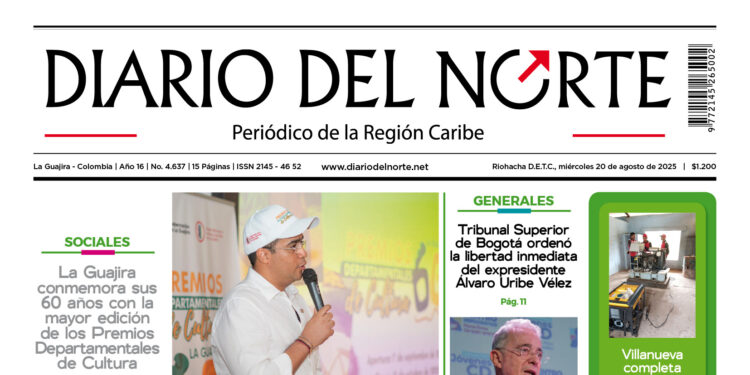 Esta es nuestra edición del hoy miércoles 20 de agosto de 2025