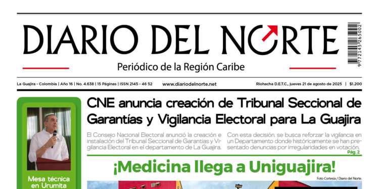Esta es nuestra edición de hoy jueves 21 de agosto de 2025