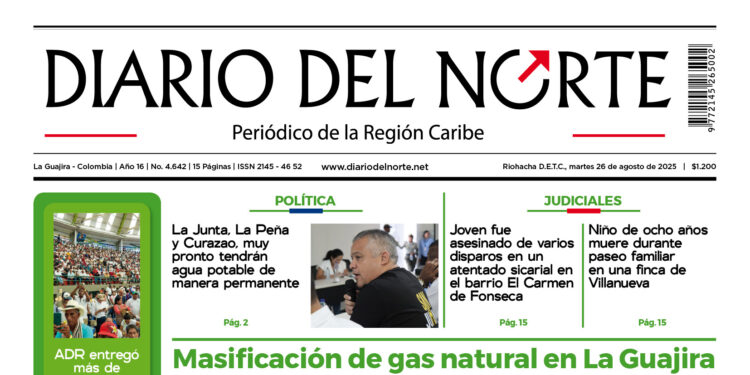 Esta es nuestra edición de hoy martes 26 de agosto de 2025