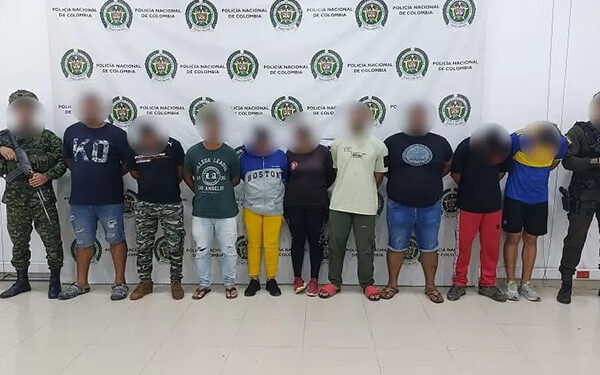 Caen nueve presuntos miembros del Clan del Golfo en operativos conjuntos en Córdoba