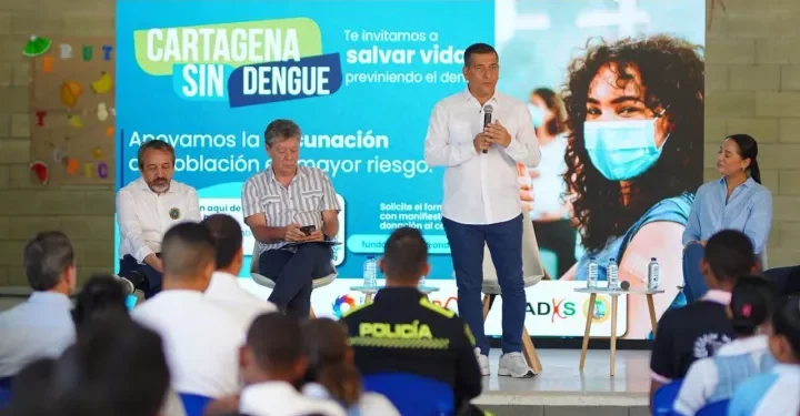 Cartagena lidera plan piloto de vacunación masiva y gratuita contra el dengue en Colombia