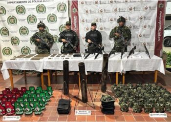 Ejército halla arsenal del Clan del Golfo en el sur de Bolívar