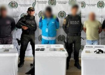 Caen cuatro presuntos extorsionistas en operativos de la Policía en Santa Marta y Ciénaga