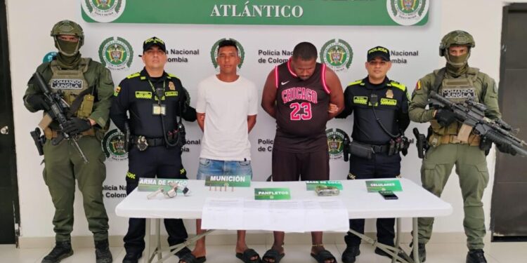 Capturan en Juan de Acosta a presuntos miembros del ‘Clan del Golfo’, uno sería cabecilla regional