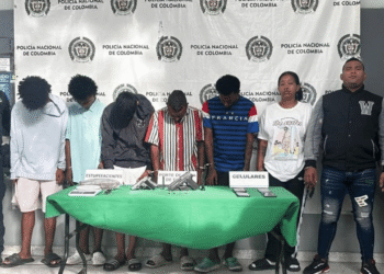 Capturan a siete presuntos miembros de ‘Los Costeños’ durante operativo en el barrio La Gloria
