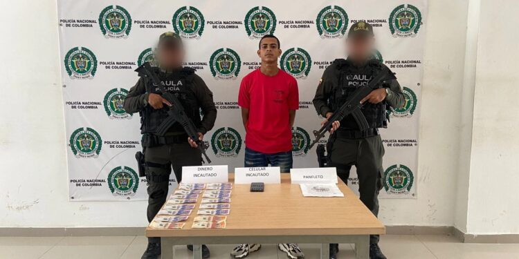 Capturan en Riohacha a presunto extorsionista del Clan del Golfo