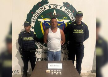 Capturan en flagrancia a hombre con estupefacientes en Albania