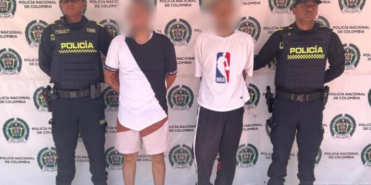 Capturan en Ciénaga a alias ‘York’ y ‘Juancho Roy’, presuntos miembros de las ACSN