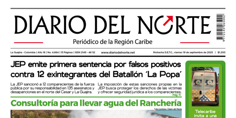 Esta es nuestra edición de hoy viernes 19 de septiembre de 2025