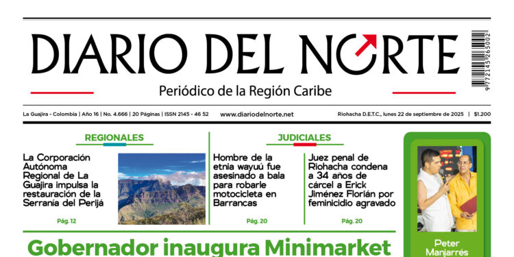 Esta es nuestra edición de hoy lunes 22 de septiembre de 2025