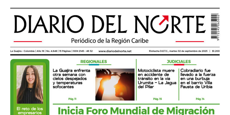 Esta es nuestra edición de hoy martes 2 de septiembre de 2025