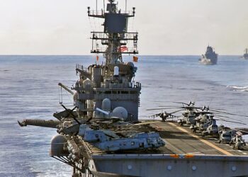 Sitiada Venezuela en el Mar Caribe por Estados Unidos