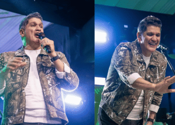 Eddy Herrera puso a bailar a Villanueva en el cierre del 47° Festival Cuna de Acordeones