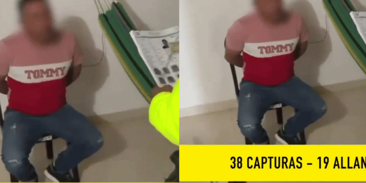 Caen 38 presuntos integrantes del ‘Clan del Golfo’ en masiva operación en Caribe y Urabá