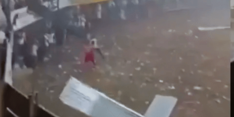 Tornado destruyó corraleja en San Ángel, Magdalena, y desató pánico entre asistentes