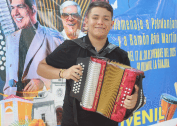 Camilo Andrés Murgas Ibarra, la joven promesa que busca coronarse rey juvenil en el Festival Cuna de Acordeones