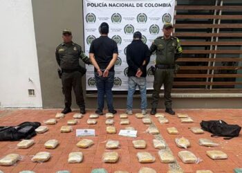 Policía incauta 27 kilos de marihuana con destino a Cartagena