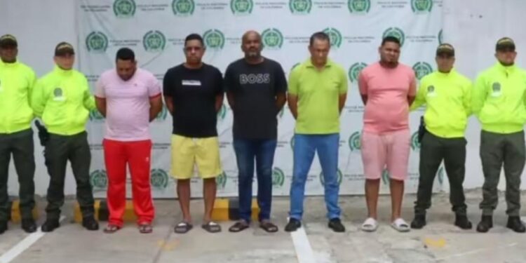 Caen cinco presuntos narcotraficantes en la Costa Caribe, requeridos en EE. UU. por tráfico de cocaína