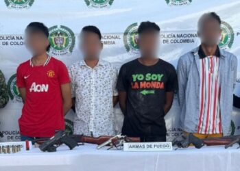 Caen cuatro presuntos miembros del Clan del Golfo en Sitionuevo, Magdalena