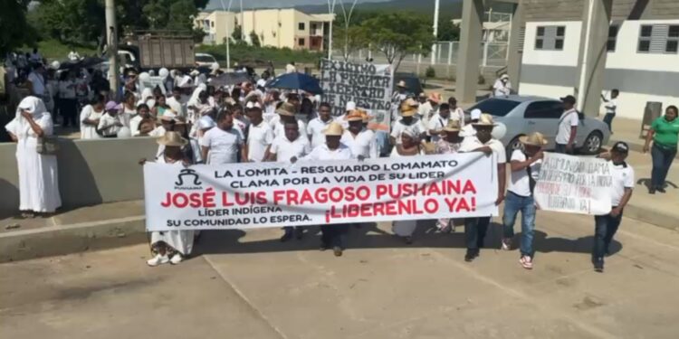 Comunidad de Lomamato exige la liberación de José Luis Fragoso Pushaina, secuestrado en Uribia