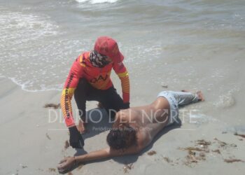 Joven fue rescatado de morir por inmersión en playas de Riohacha