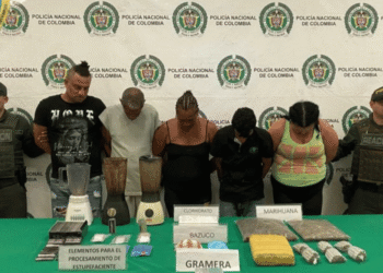 Capturan en Santa Marta a cinco presuntos expendedores vinculados a las ACSN