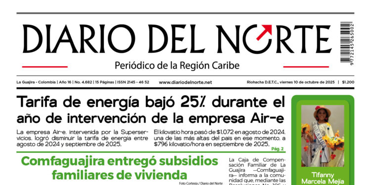 Esta es nuestra edición de hoy viernes 10 octubre de 2025