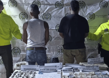 Capturan a dos hombres en Mompox con más de 250 dosis de droga listas para la venta