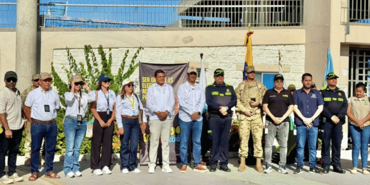 Gobernador Jairo Aguilar Deluque acompaña el inicio de la jornada electoral de los Consejos de Juventud en La Guajira