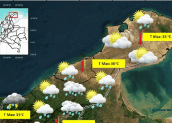 Cielos nublados y lluvias intermitentes marcarán la jornada en La Guajira