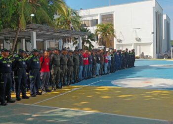 Policía Nacional activa dispositivo especial de seguridad para elecciones de los Consejos de Juventud en La Guajira