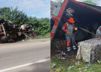 Accidente por volcamiento de camión en la Troncal de Oriente generó congestión vehicular